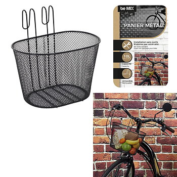 Cykelkorg 10 L - Svart