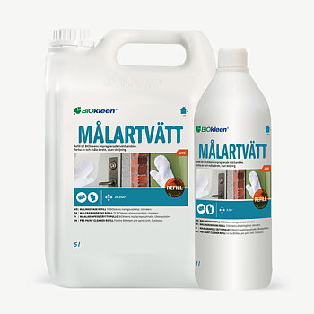 MÅLARTVÄTT BIOKLEEN 5 L UTE, refill Eco