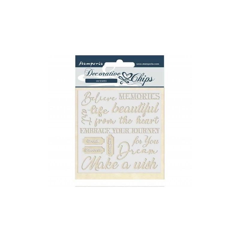 Stamperia Decorative chips cm 14x14 -ORD