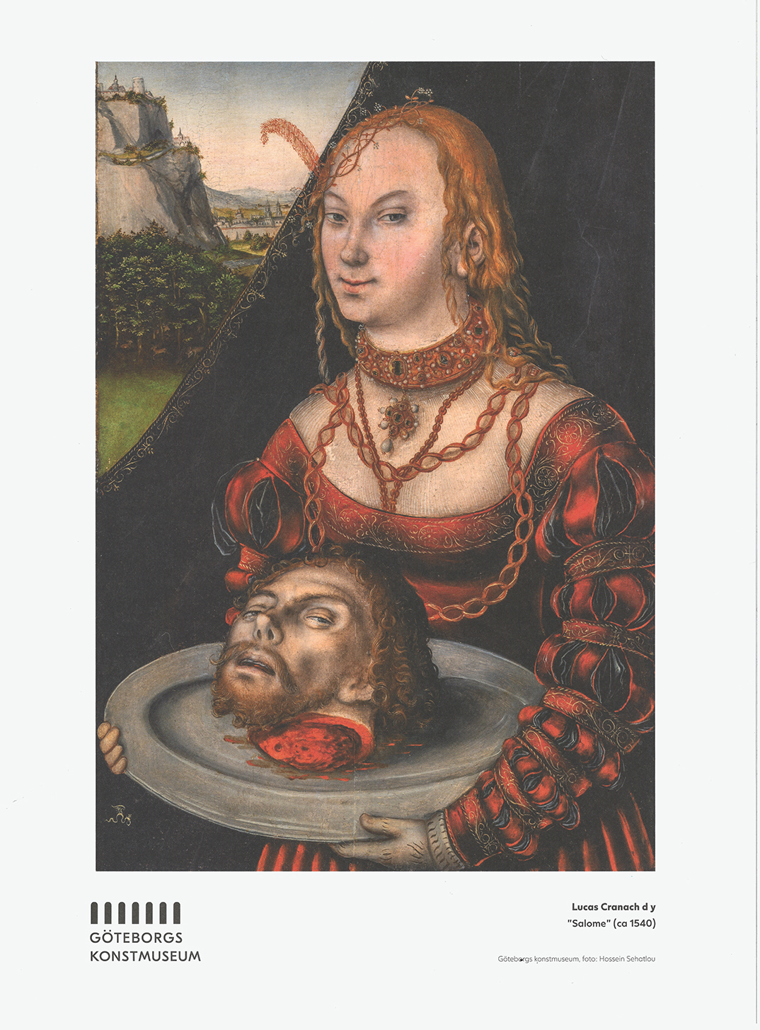 Affisch, Lucas Cranach d y, Salome 