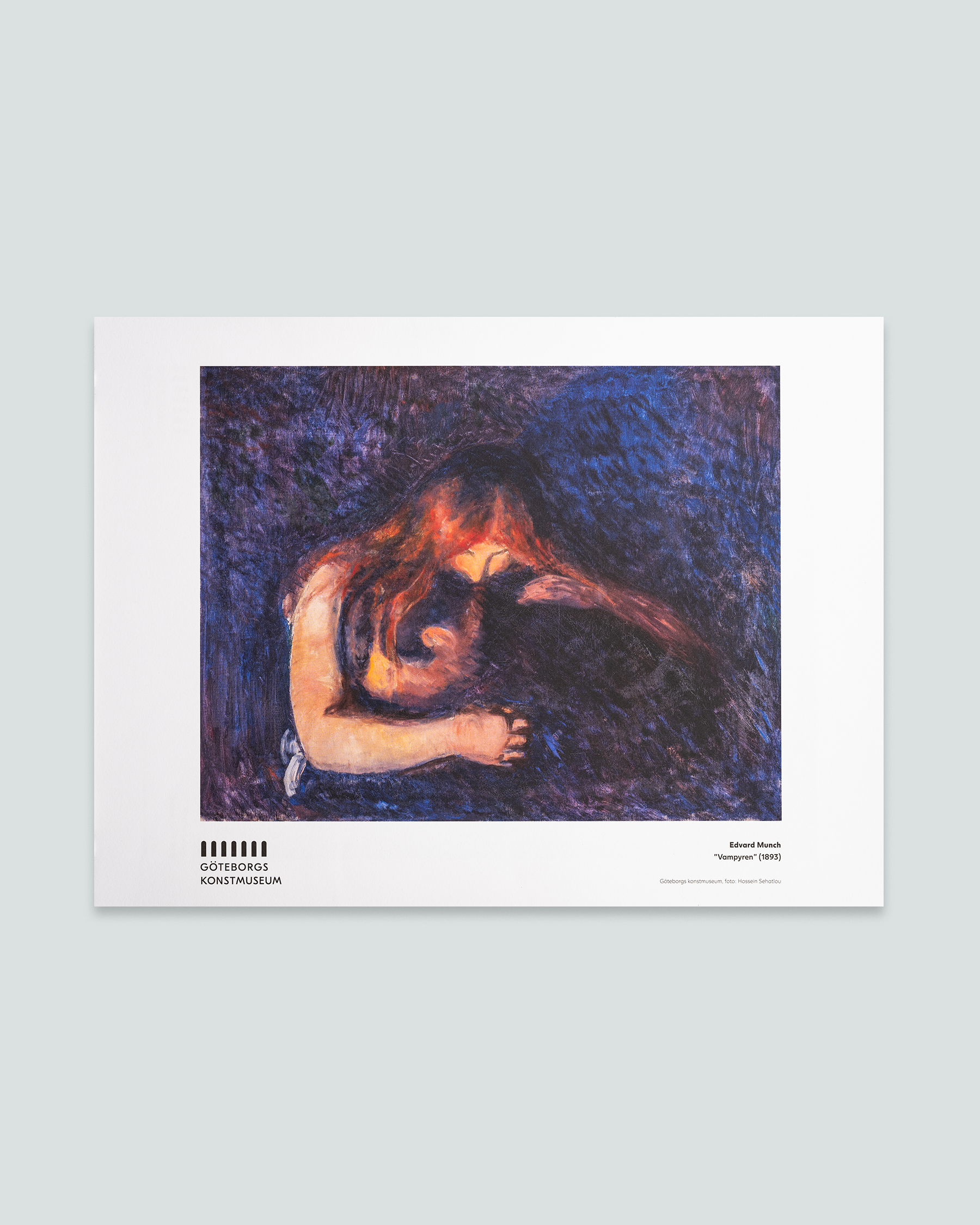 Affisch, Edvard Munch, Vampyren