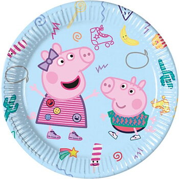 Papptallrikar Greta Gris 23 cm 
