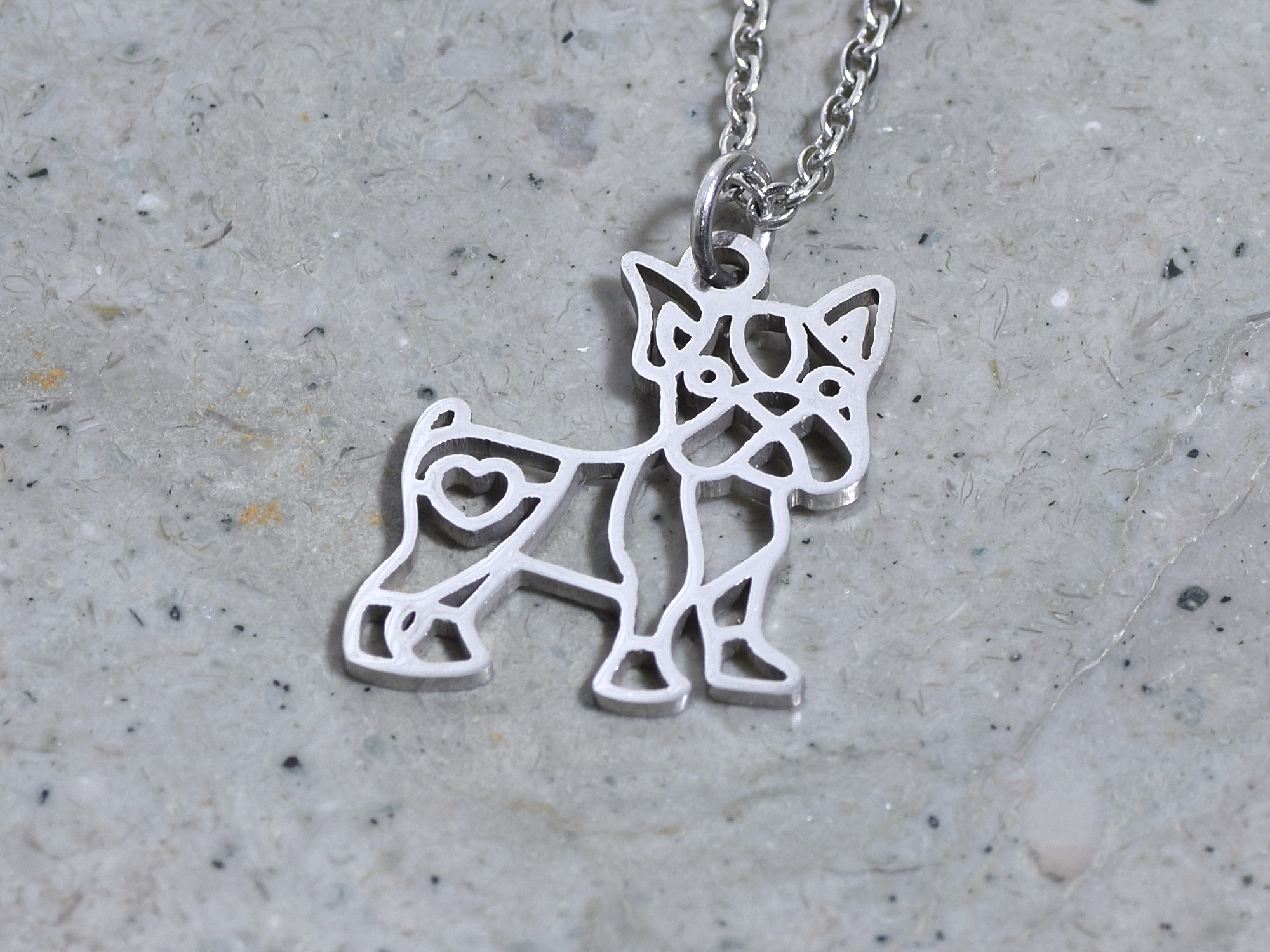 Bulldogg Halsband i Rostfritt Stål, Hundägare Hänge, Hundälskare Accessoar, Hund Smycke - 2