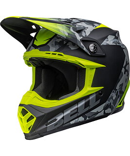 BELL - MOTO 9 MIPS - VENOM - Matte Black Camo/Hi-Viz Yellow