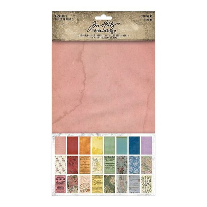 Tim Holtz Idea-Ology Backdrops - Volume 5