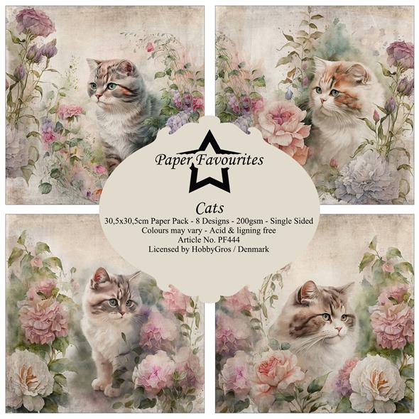 Paper Favourites Cats 12x12 Inch Paper Pack  - 2