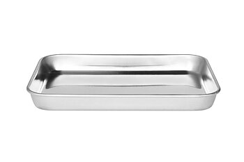 Gastro bricka, rostfritt stål 31x24x2,5 cm