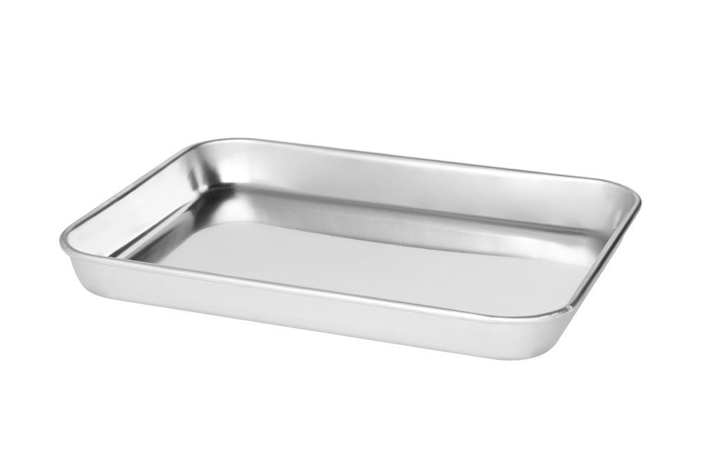 Gastro bricka, rostfritt stål 31x24x2,5 cm - 2