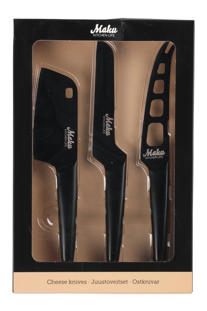 Ostknivar, svarta 3-pack - 5