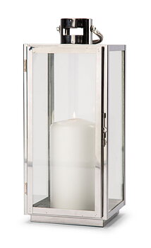Candle lantern Orrefors Jernverk Steel