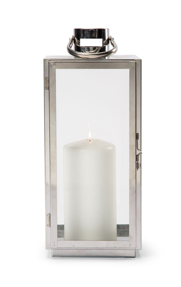 Candle lantern Orrefors Jernverk Steel