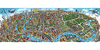 Panorama  Berlin Schmidt 1000 bitar