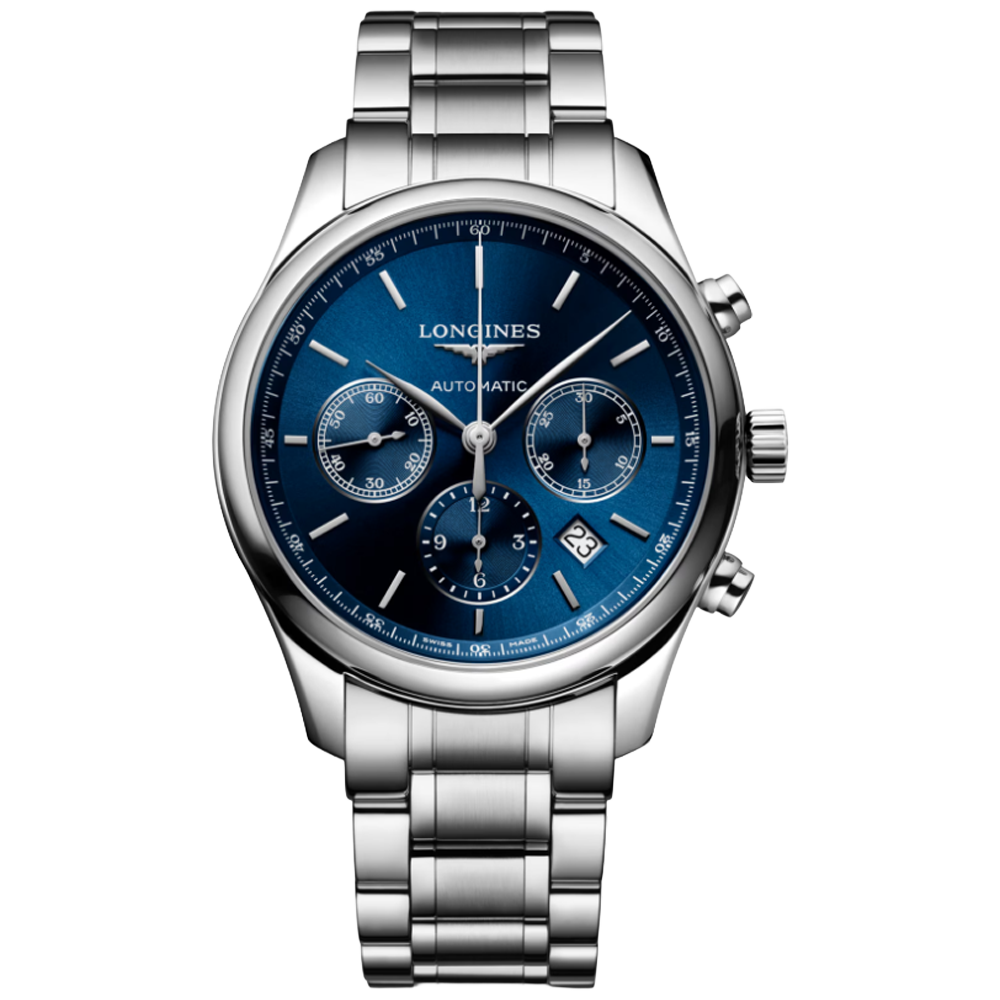 L2.759.4.92.6 Longines Master Collection 42 Chronograph blå