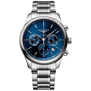 L2.759.4.92.6 Longines Master Collection 42 Chronograph blå