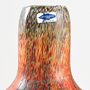 Oiva Toikka (1980s) Orange Swelling Vase 25 cm