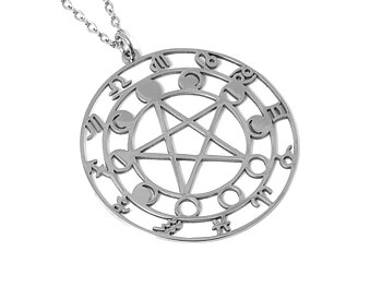Alla Stjärntecken Halsband i Rostfritt Stål, Horoskop Hänge, Zodiak Smycke