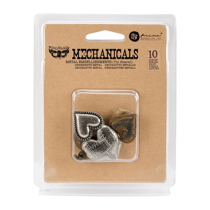 Prima Marketing Finnabair Mechanicals - Tin Hearts