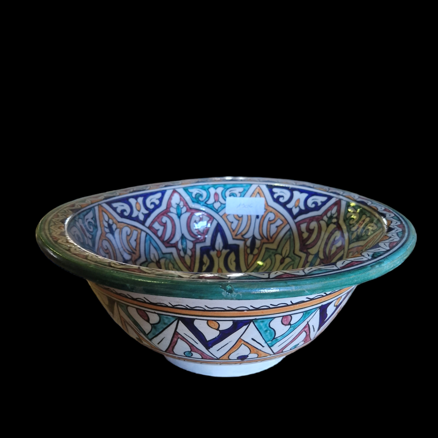 Marokkanisches Waschbecken mit handbemaltem Design - 2