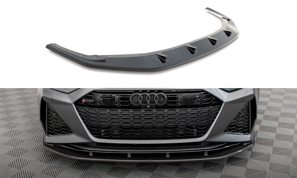 Kolfiber Front Splitter Audi RS6 C8 / RS7 C8 (Maxton) - 2
