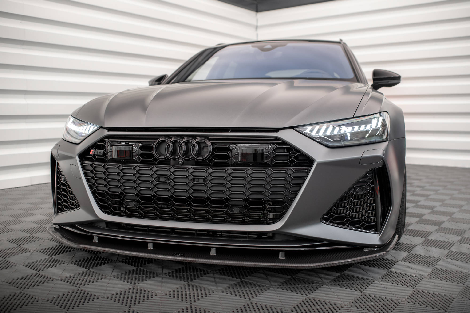Kolfiber Front Splitter Audi RS6 C8 / RS7 C8 (Maxton)