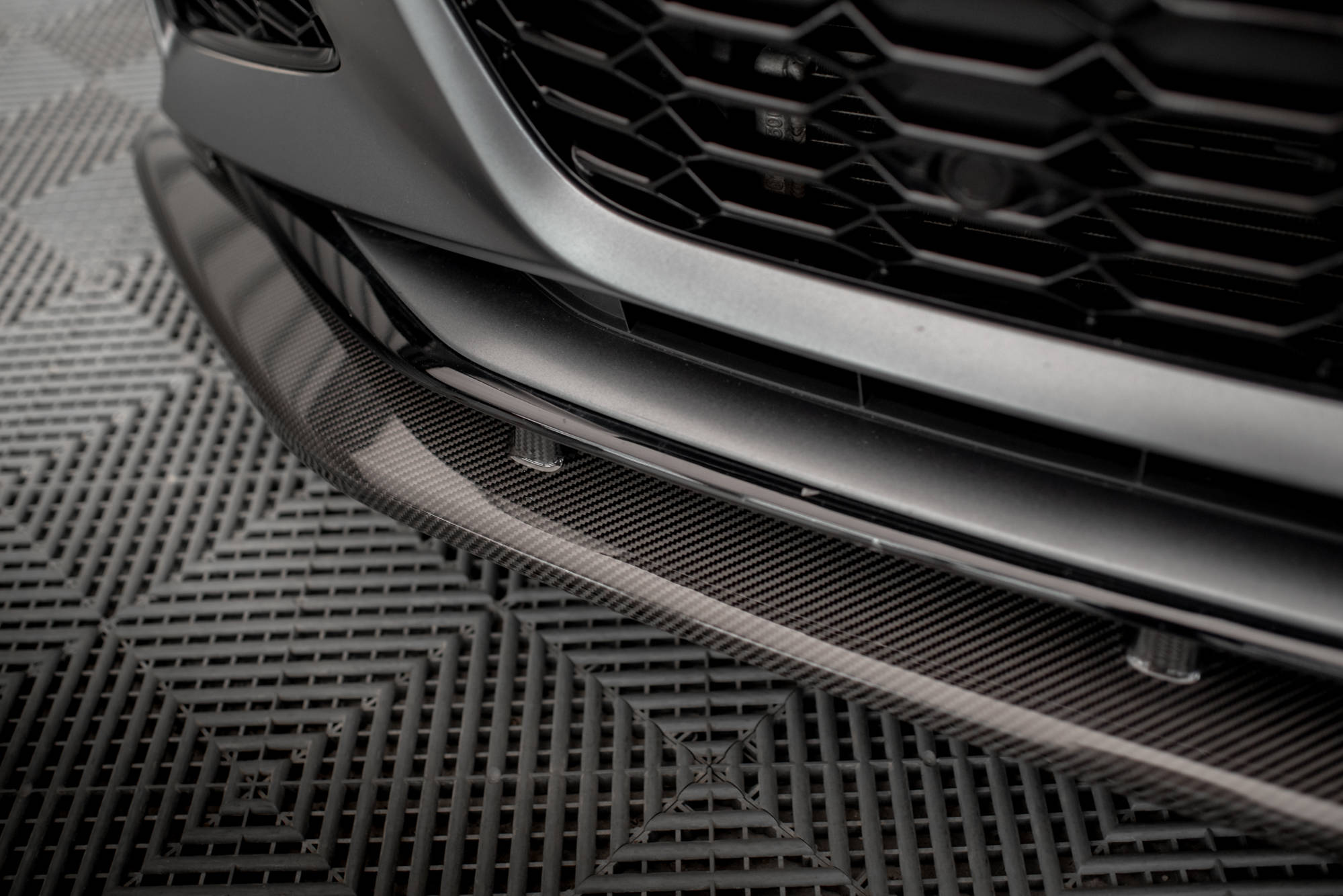 Kolfiber Front Splitter Audi RS6 C8 / RS7 C8 (Maxton) - 10