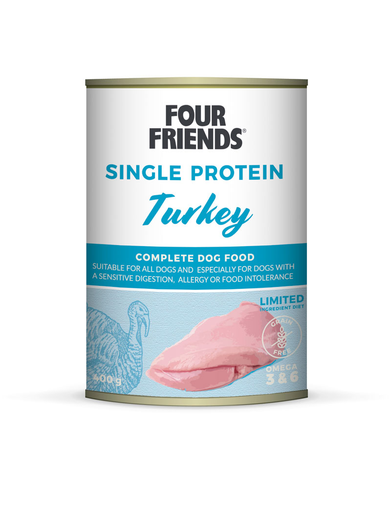 Four Friends Single Protein Turkey 400 g
