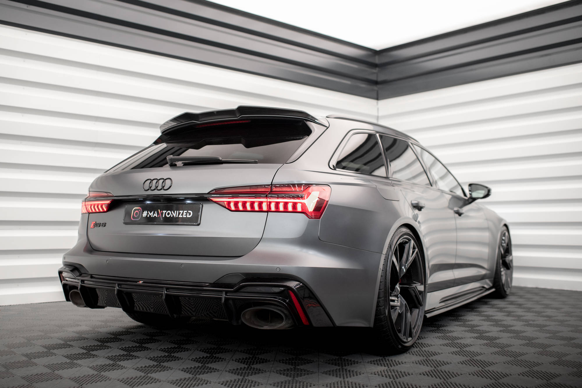 Kolfiber Spoilervinge Audi RS6 C8 (Maxton) - 3