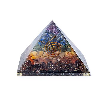 Orgonit pyramid 7 chakra