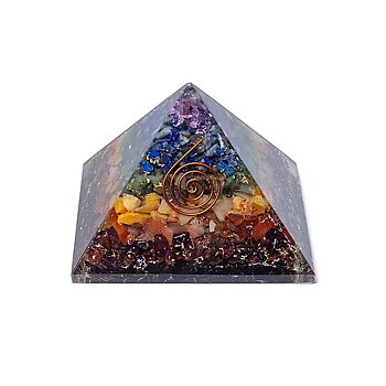 Orgonit pyramid 7 chakra