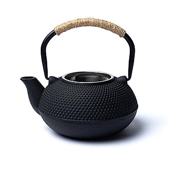 Tetsubin cast iron 0,6 liter teapot black (uncoated)