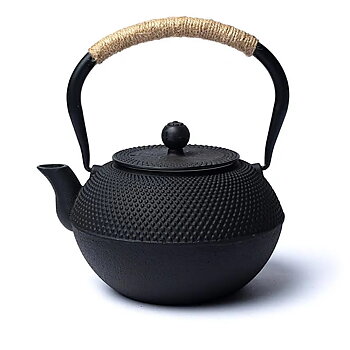 Tetsubin cast iron 1,2 liter teapot black (uncoated)