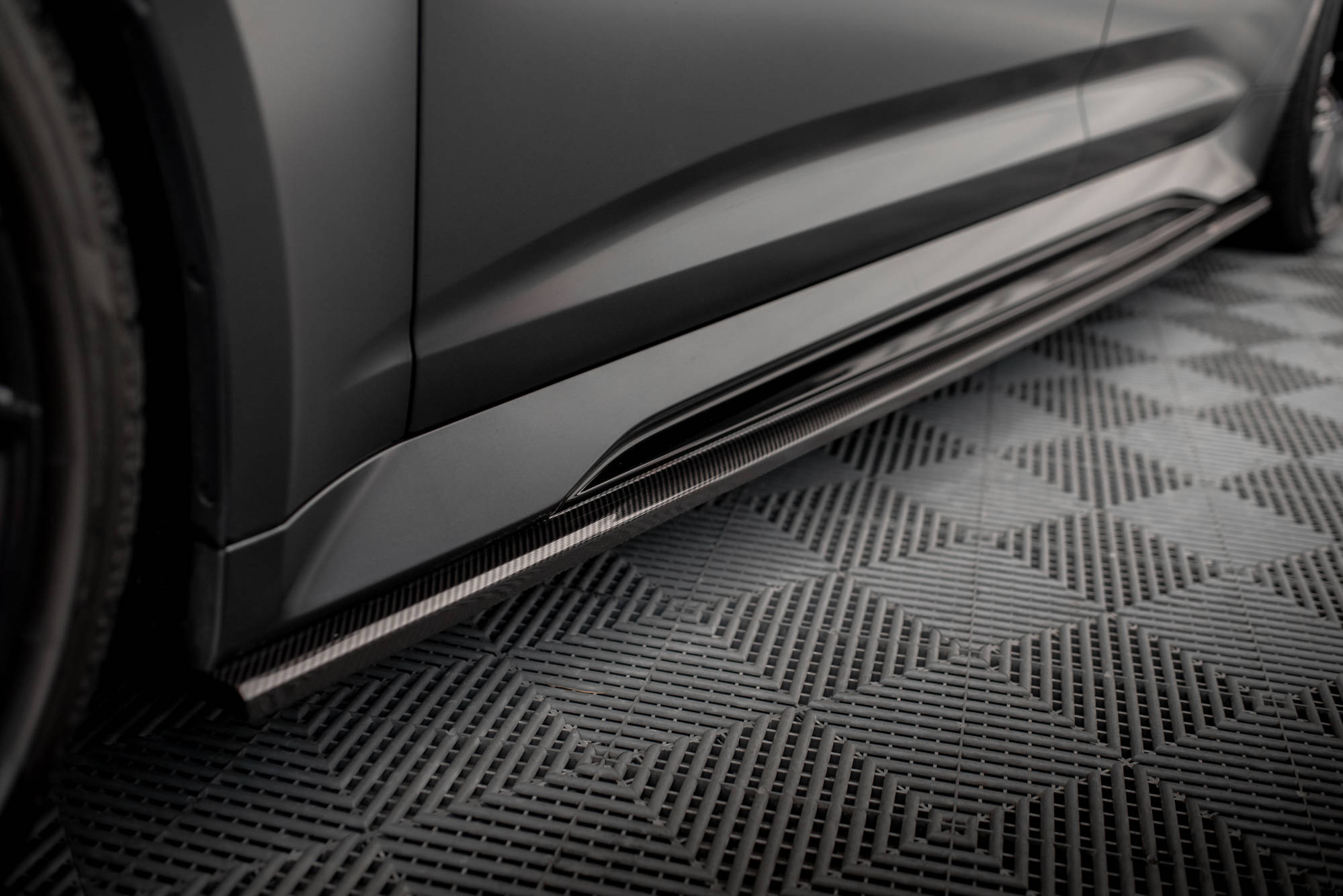 Kolfiber Sidokjolar Audi RS6 C8 / RS7 C8 (Maxton) - 4