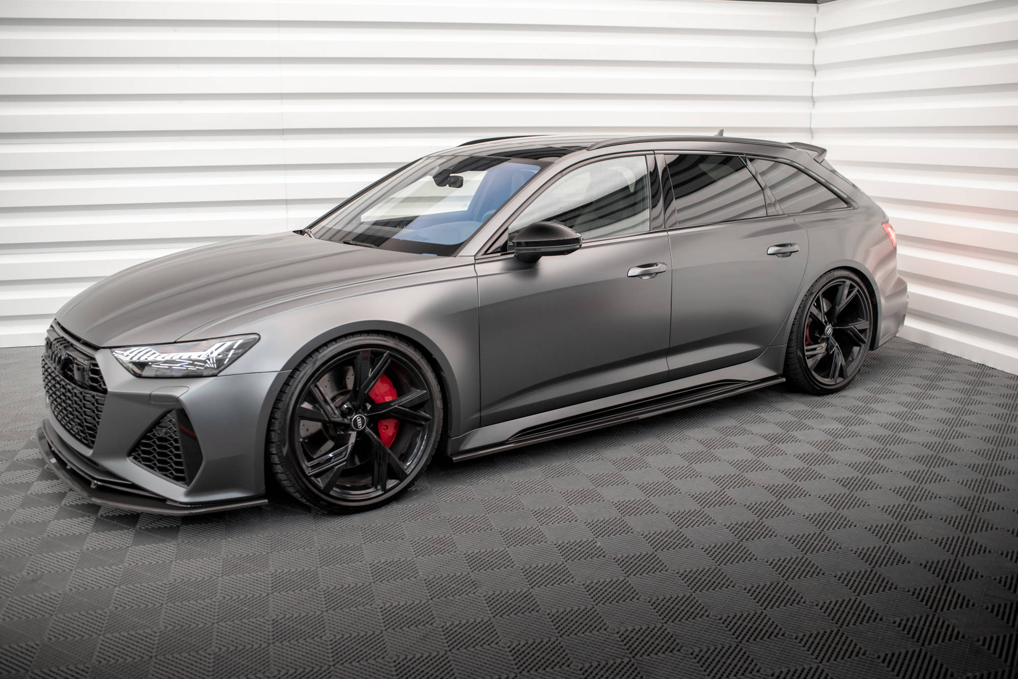 Kolfiber Sidokjolar Audi RS6 C8 / RS7 C8 (Maxton) - 3