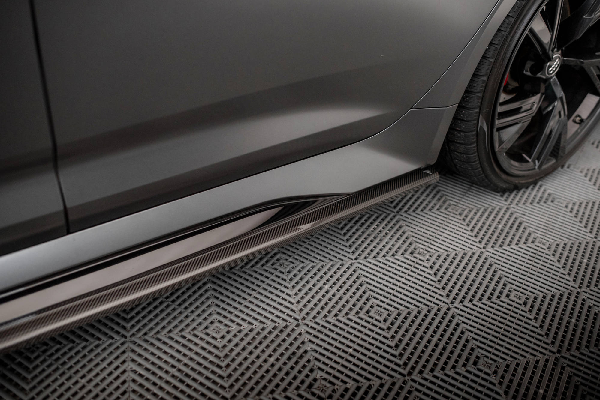 Kolfiber Sidokjolar Audi RS6 C8 / RS7 C8 (Maxton) - 5