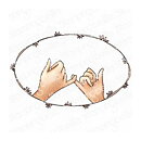 Stamping Bella Cling Rubber Stamps - Pinky Promise