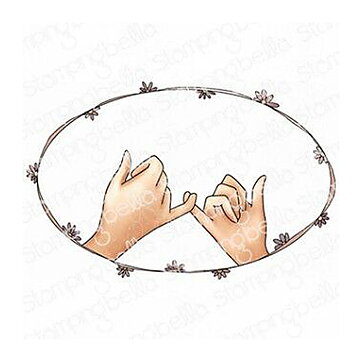 Stamping Bella Cling Rubber Stamps - Pinky Promise