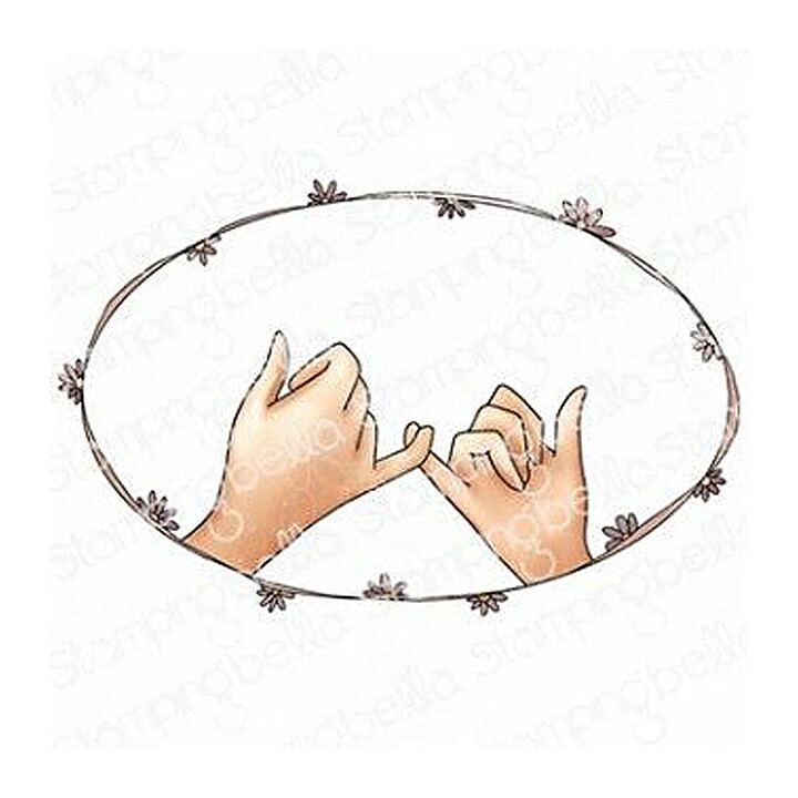 Stamping Bella Cling Rubber Stamps - Pinky Promise
