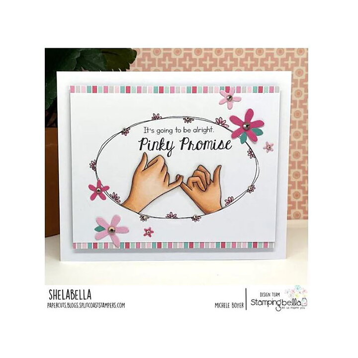 Stamping Bella Cling Rubber Stamps - Pinky Promise