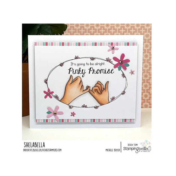 Stamping Bella Cling Rubber Stamps - Pinky Promise