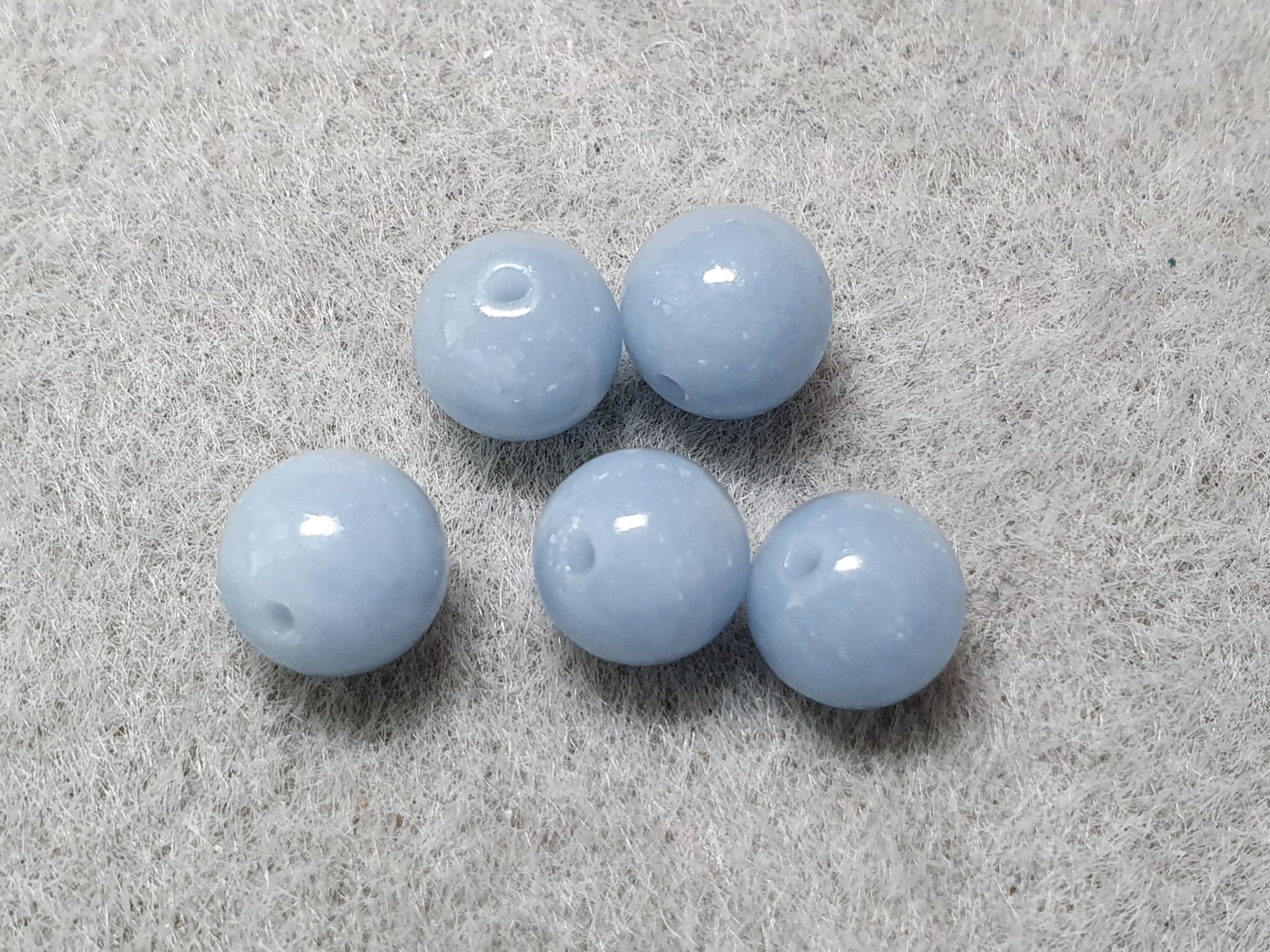 Angelite round 8mm,  5pcs/pkt Price/pkt