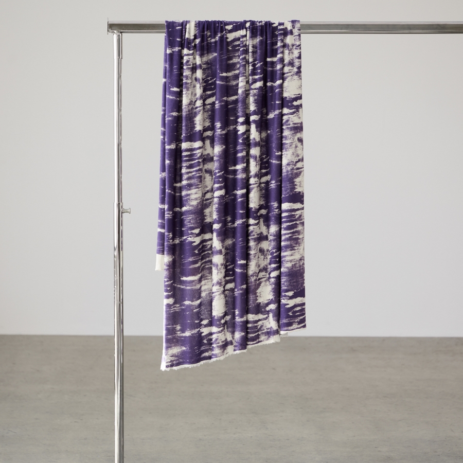 GRUNGE CREPE JERSEY - PURPLE