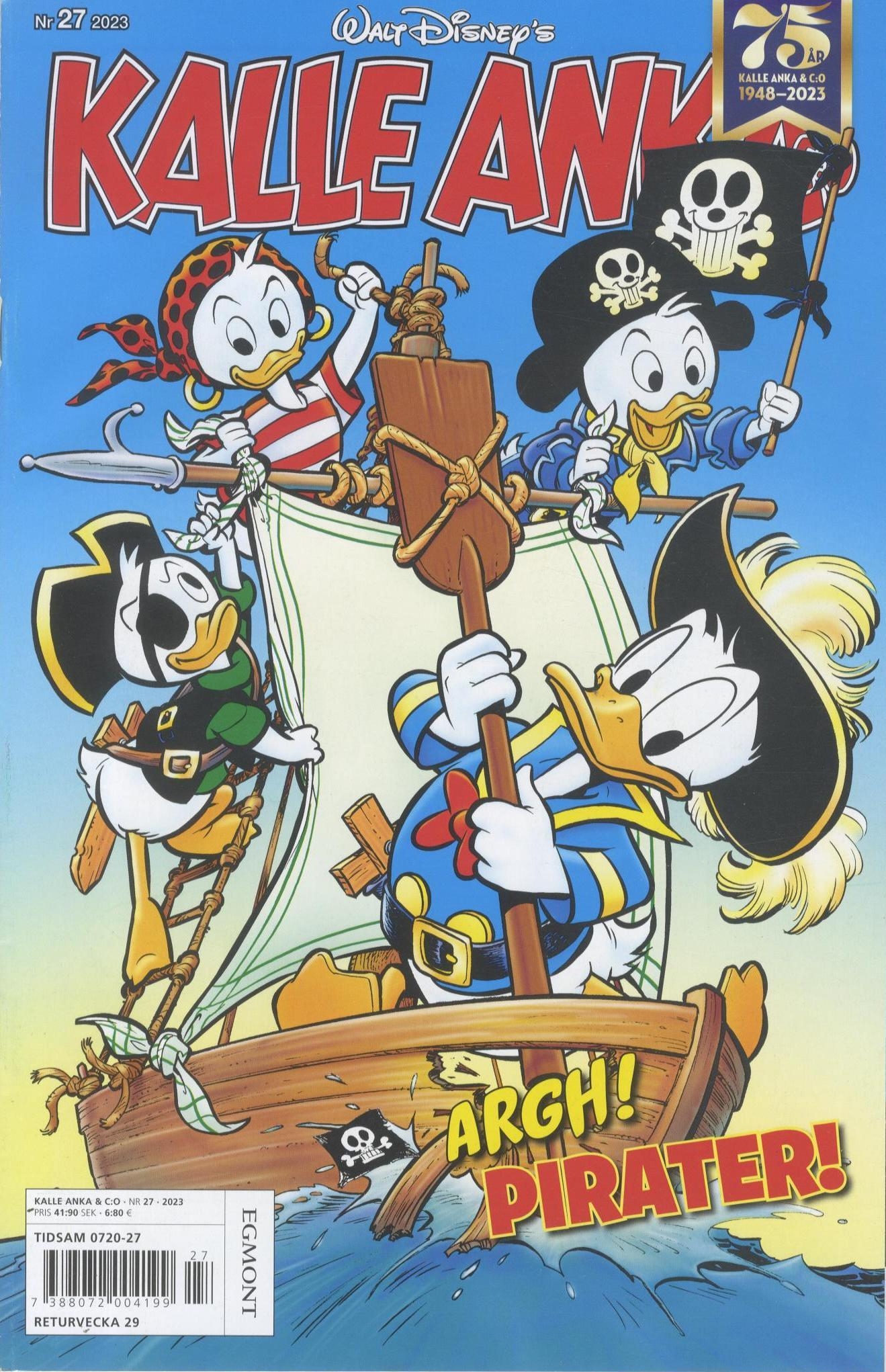 Kalle Anka & CO nr 27 2023, Argh! Pirater!