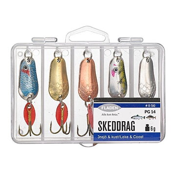 Skeddrag 5-pack 6g