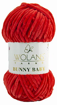 Wolans Bunny Baby - Tomatröd