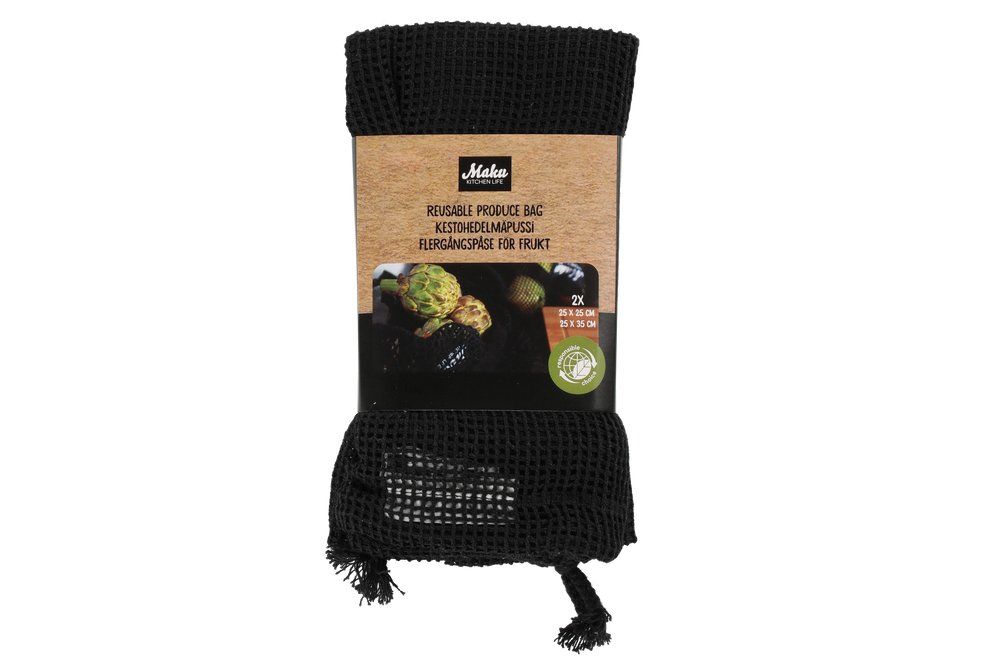 Återanvändbara frukt- och grönsakspåsar 2 st - 4
