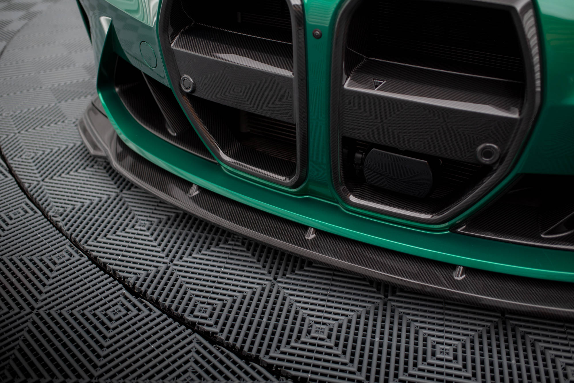 Kolfiber Front Splitter V.2 BMW M4 G82 / M3 G80 (Maxton) - 4