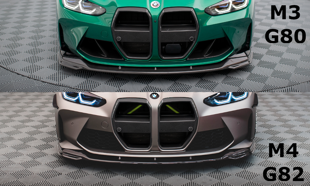 Kolfiber Front Splitter V.2 BMW M4 G82 / M3 G80 (Maxton)