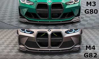 Kolfiber Front Splitter V.2 BMW M4 G82 / M3 G80 (Maxton)
