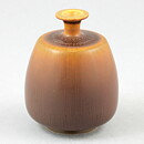 ケル・ボリンダー  一点もの！ 美しい山吹色の花瓶 Vase（7cm)  2001年