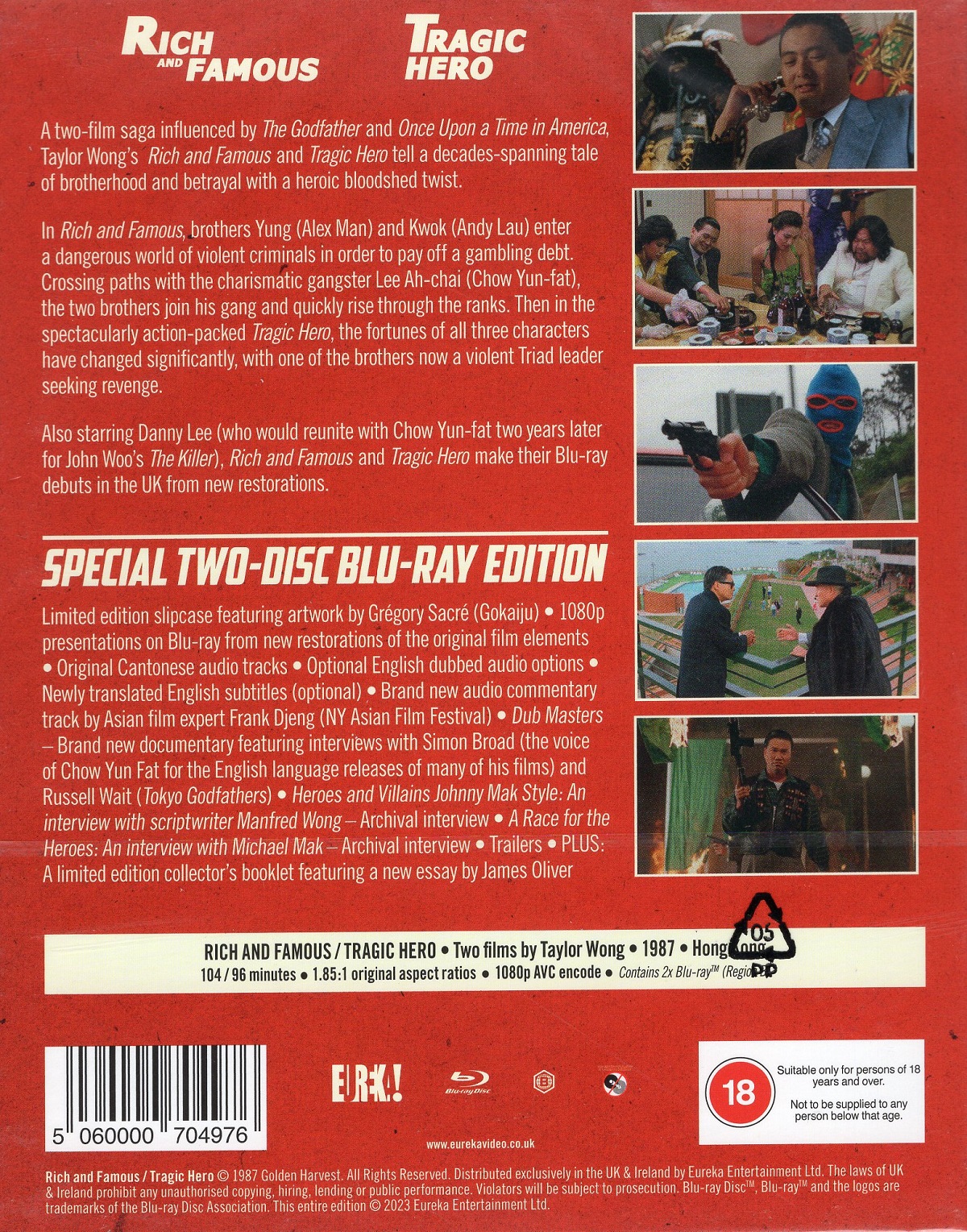 Rich and Famous / Tragic Hero (Limited Edition ) (ej svensk text) (Blu-ray) - 2